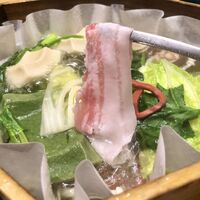 瓢嘻 京橋店 - 【鍋】出汁しゃぶ　岩手県産 岩中豚　　