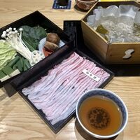 瓢嘻 京橋店 - 【鍋】出汁しゃぶ　岩手県産 岩中豚　　