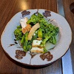 遊 - 菜の花と厚揚げのからし和え