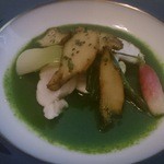 ベル･エポック - あわびととらふぐのグリーンソース