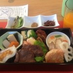 Kankou Ressha Orange Shokudou - 今回の1号の食事です。