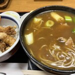 白樺 - カレー南そばと小えび5本天丼