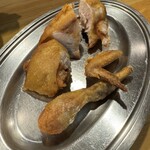 ひな鳥素揚げ 目黒 月鳥 - 素揚げ