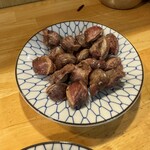 ひな鳥素揚げ 目黒 月鳥 - 砂肝素揚げ