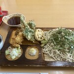 味勢 - 料理写真:天ざるそば900円