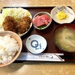 Katsu Mura - 火・木限定 鮪刺身とヒレかつのセット定食 1,100円