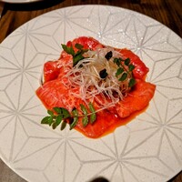 肉割烹 喰心 - 赤身　たれ刺し