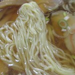 ドライブインかとう - ストレート細麺