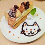 ナチュカフェプラス - バナナチョコとタルトだったかな（？）