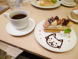 Nachukafepurasu - ケーキセット６８０円