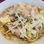 ラーメン二郎 - ラーメンミニ　770円    ニンニク少しアブラ少しマシ