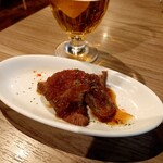 地下バル Cheers FOOD & WINE - 自家製ローストビーフ寿司 300円