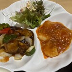 Mahou No Kicchin Chuuka Baru - ２品酢豚と海老チリを選択