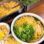 Marugame Seimen - 鶏めし定食 麺はかけ特盛