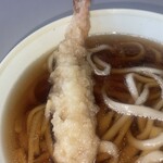 ドライブイン七輿 - 天ぷらうどん　350円！