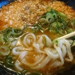 やまびこ弁天 - 牛すじうどん(大盛り)