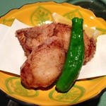 河庄利宮 - ［２回目］河庄コース(河豚の唐揚げ)