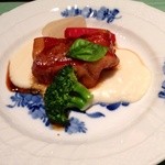 河庄利宮 - ［２回目］河庄コース(金目鯛の煮付け冬野菜と香草ホワイトソース)