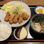 はま栄 - カキフライ定食