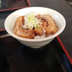 喜多方ラーメン 坂内 - ミニ炙り丼200円