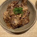 中華蕎麦 とみ田 - 酒の肴に肉付き軟骨