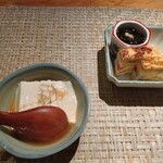 魚菜 基 - 自家製豆腐と卵焼き