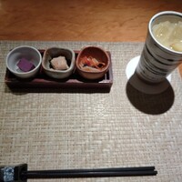 魚菜 基 - 小夏ジュース　　先付け