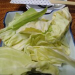 Kushiyaki Tamagawa - お通しキャベツ