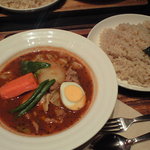 スープカレー　心 - ラムと野菜のスープカレー