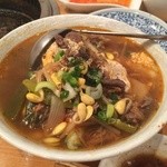 炭焼 金竜山 - ユッケジャンクッパ