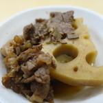大輝 - レンコンと牛肉の煮物