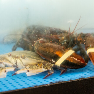 After receiving your order, we take it out of the tank and cook it [live crab dishes]