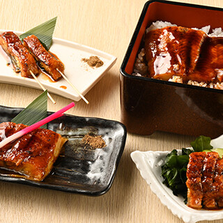 Dishes using eel from Kagoshima Prefecture and courses you can choose according to the occasion!