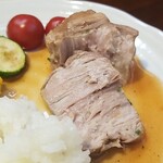 キッチン ブルー グローブ - 豚肩ロースは鮮やか、自身でも作れるかな？