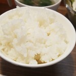 キッチン ブルー グローブ - ご飯大盛りのアップ