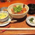 旬家 和しん - 長崎天然ぶり造り定食（950円）