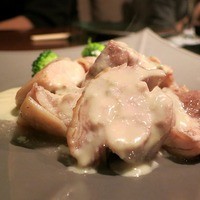 鉄板焼キュイジーヌ バンブー グラッシィ 恵比寿店 - ●ハーブ鶏　ゴルゴンゾーラソース 1,300円