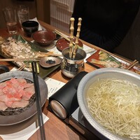 金目のどぐろ屋 赤羽店 - メインのしゃぶしゃぶです。最高です♪