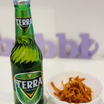 bubble - ちょいのみセット
TERRAビール
スルメキムチ
￥1000です