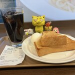 Holly's Cafe - モーニングセット　420円(税込)  ※横からも