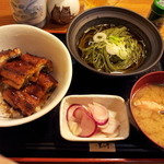 割烹 むら井 - 蕎麦とミニうな丼　１５００円