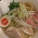 がふうあん - 朝びき鶏のコク塩ラーメン(2013/12)
