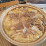 ワインとジビエの店 dining Chiyo - 猪肉の鍋焼うどん2000円