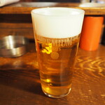 スタンド あいだ - 生ビール