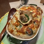 二階の洋品店 - 濃厚な牡蠣グラタン♪