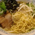 鶏骨スープ 青桐 - 鶏骨醤油ラーメン