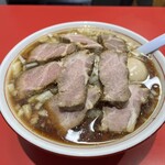 Takeoka Shiki Ramen Sera - 竹岡式ラーメン味玉、肉、タマネギ増し