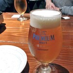 お忍び居酒屋きのした - 生ビール