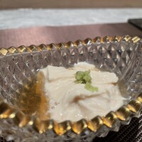 鮨 加喜田 - お通し:湯葉のお刺身