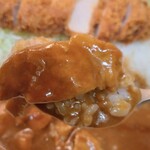 とんかつ檍のカレー屋 いっぺこっぺ - ロースかつカレー@\1,000円